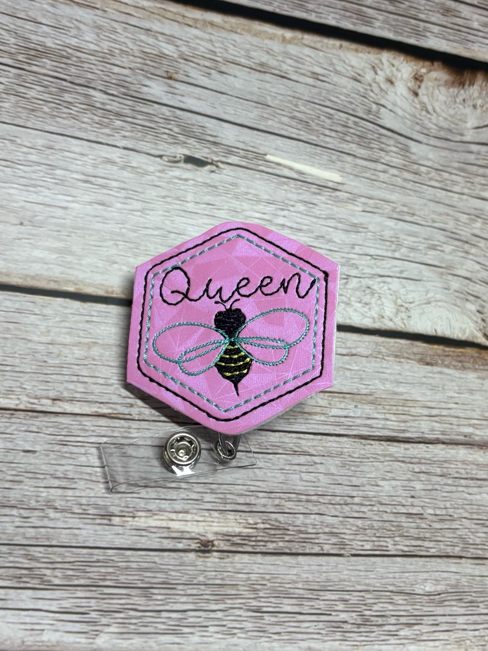 Badge Reel- Queen Bee